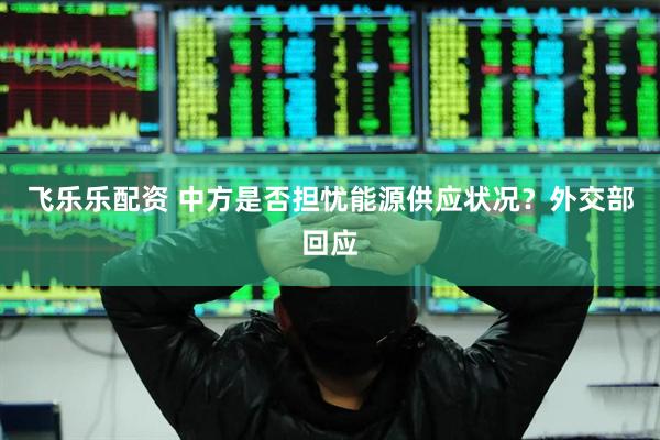 飞乐乐配资 中方是否担忧能源供应状况？外交部回应
