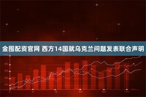 金囤配资官网 西方14国就乌克兰问题发表联合声明