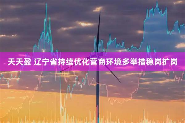 天天盈 辽宁省持续优化营商环境多举措稳岗扩岗