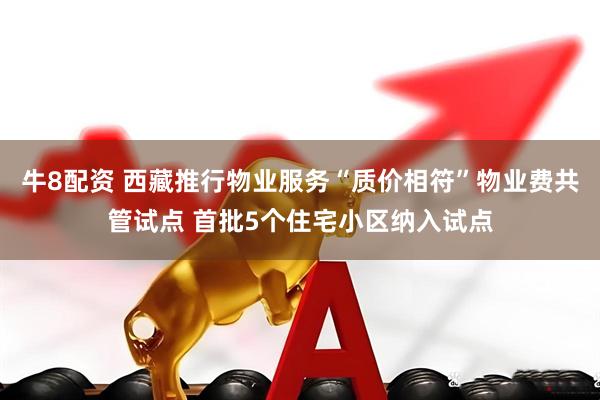 牛8配资 西藏推行物业服务“质价相符”物业费共管试点 首批5个住宅小区纳入试点